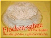 Flocken Sahne Torte